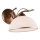 COBRA Wall Lamp 1x E27/60W/230V, Bronze/Patina