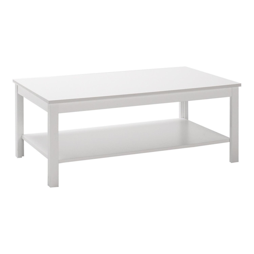 Coffee table 40x103 cm white