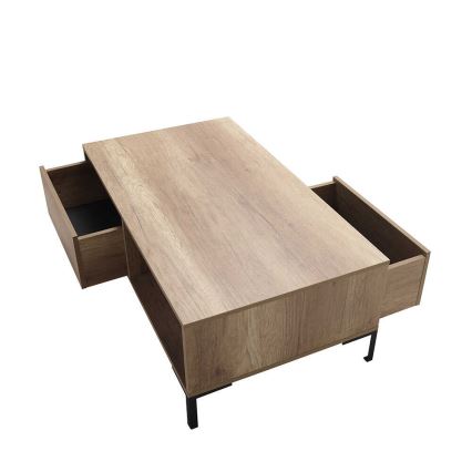 Coffee table 42x103 cm brown