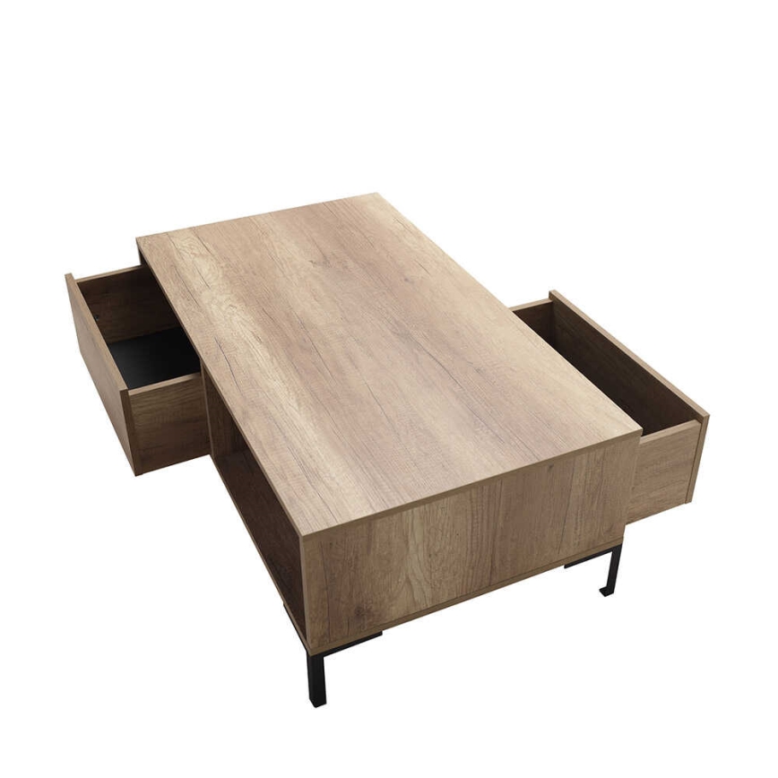 Coffee table 42x103 cm brown