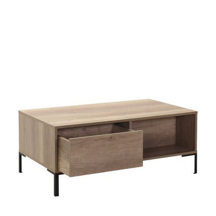 Coffee table 42x103 cm brown
