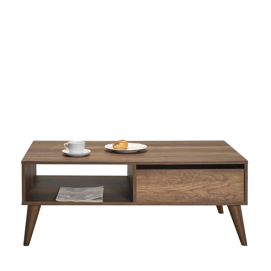 Coffee table 42x110 cm brown