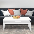 Coffee table 42x110 cm white