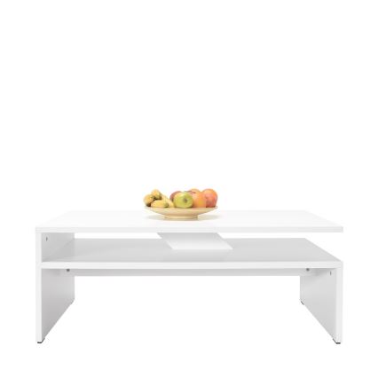 Coffee table 42x110 cm white