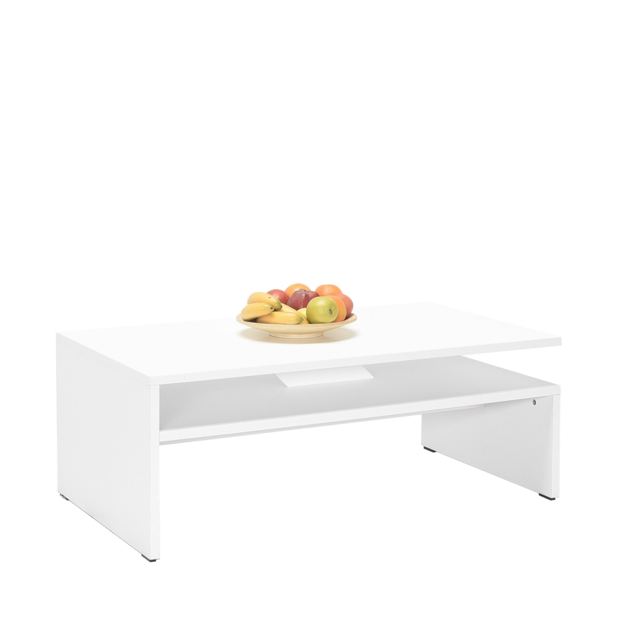 Coffee table 42x110 cm white