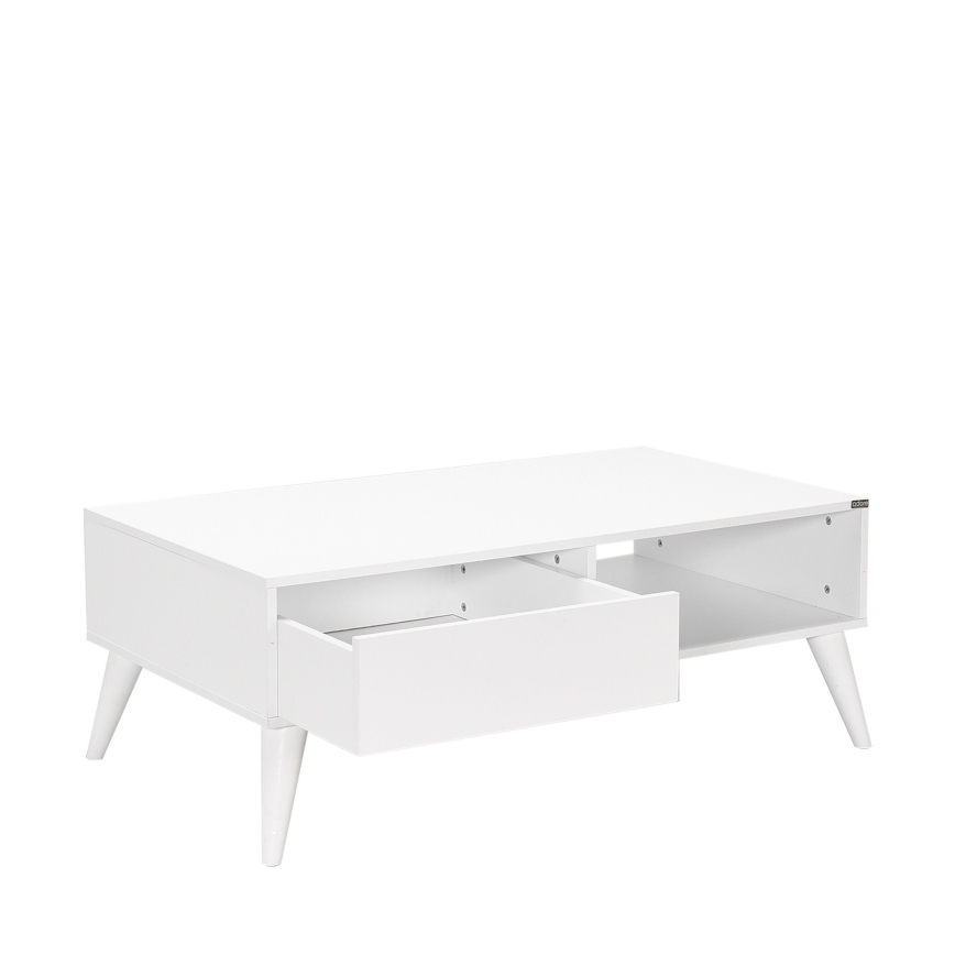 Coffee table 42x110 cm white