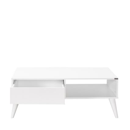 Coffee table 42x110 cm white
