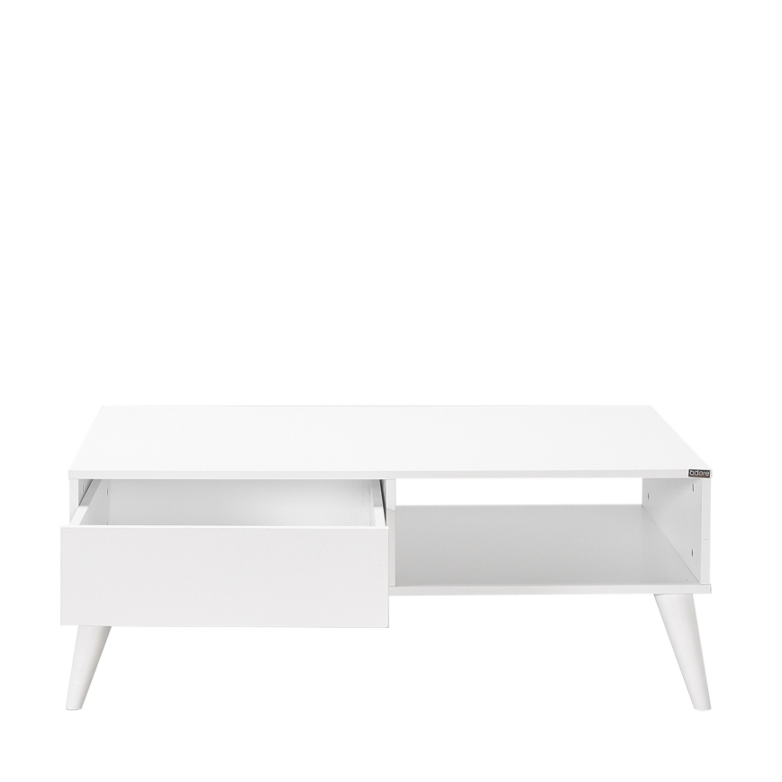 Coffee table 42x110 cm white