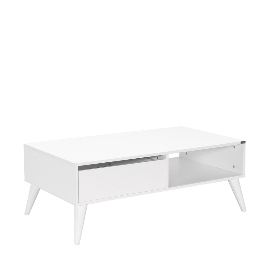 Coffee table 42x110 cm white