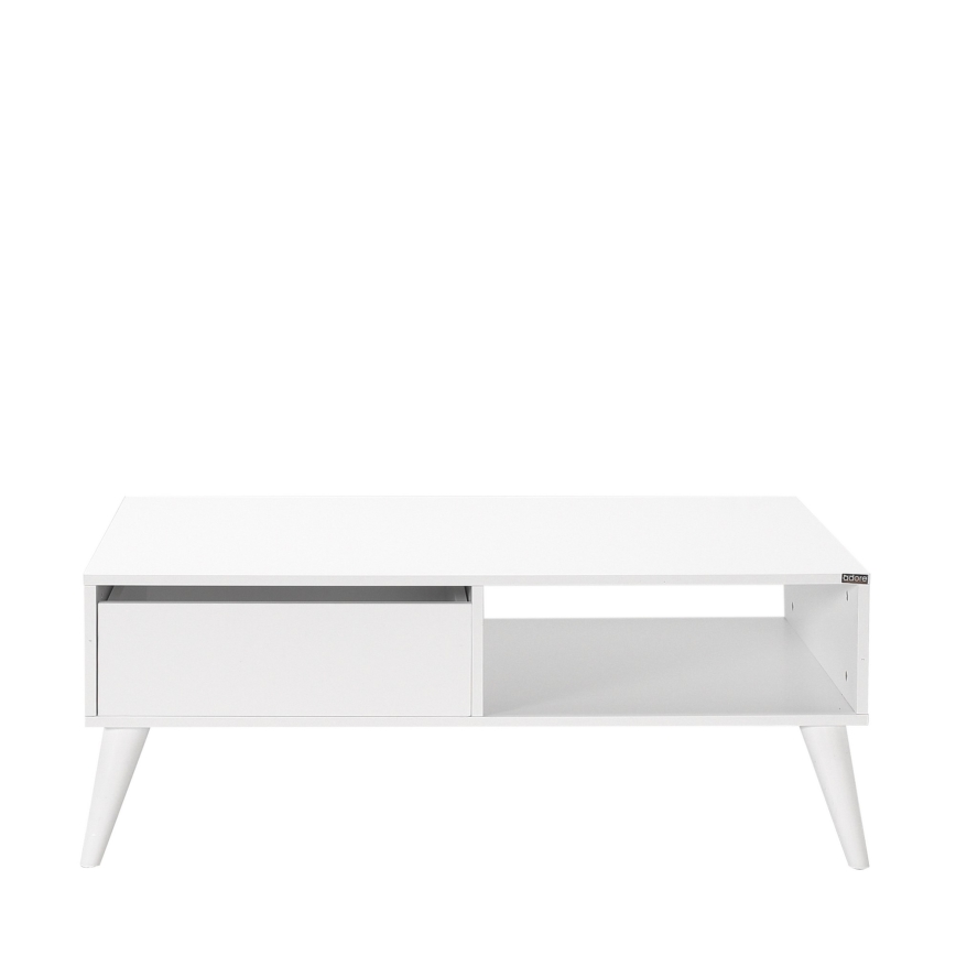 Coffee table 42x110 cm white