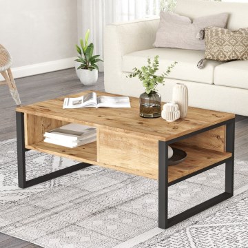 Coffee table 44,4x100 cm pine atlantic