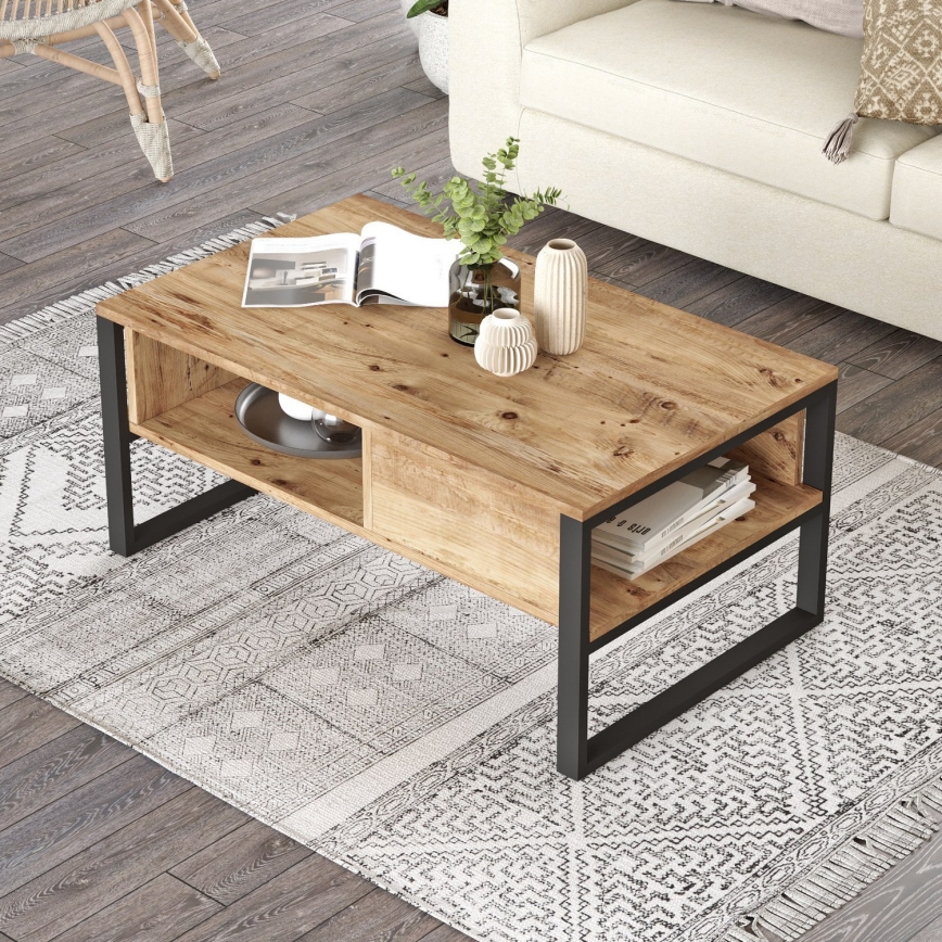 Coffee table 44,4x100 cm pine atlantic