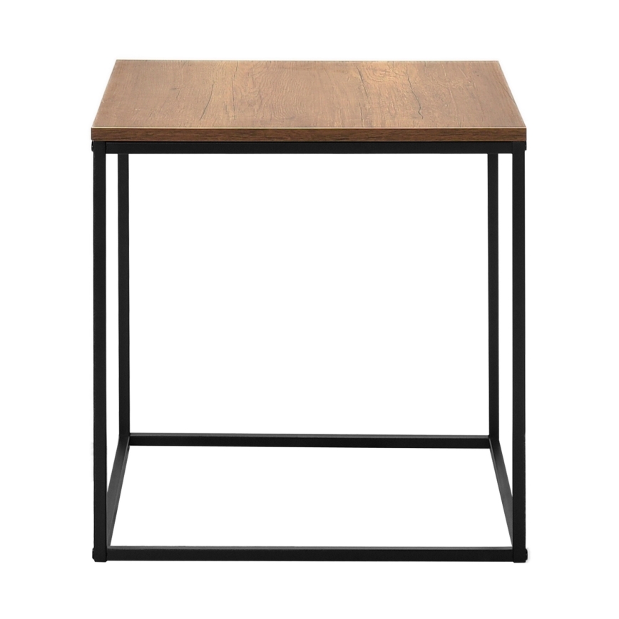 Coffee table 52x50 cm brown