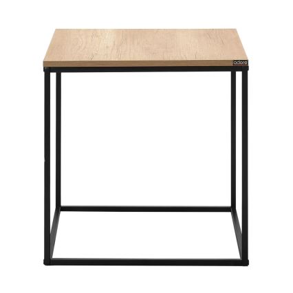 Coffee table 52x50 cm brown