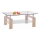 Coffee table 55x110 cm clear/oak sonoma