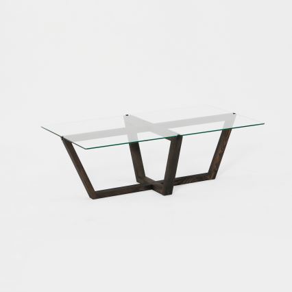 Coffee table AMALFI 35x105 cm pine/clear