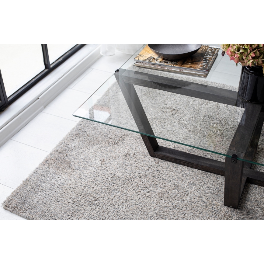 Coffee table AMALFI 35x105 cm pine/clear