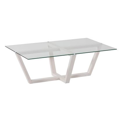 Coffee table AMALFI 35x105 cm pine/clear