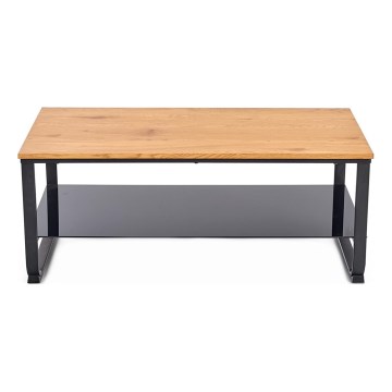 Coffee table ARTIGA 45x105 cm black/beige
