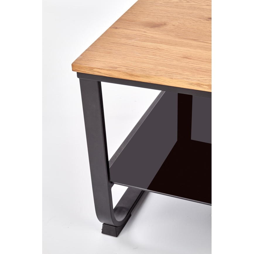Coffee table ARTIGA 45x105 cm black/beige