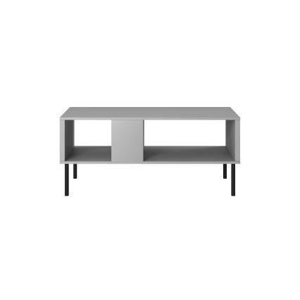 Coffee table ASENSIO 48x110 cm grey/black