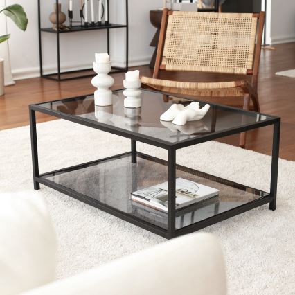 Coffee table ASTROSEHPA 40x90 cm black