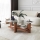Coffee table BABYLON 40x105 cm brown/clear