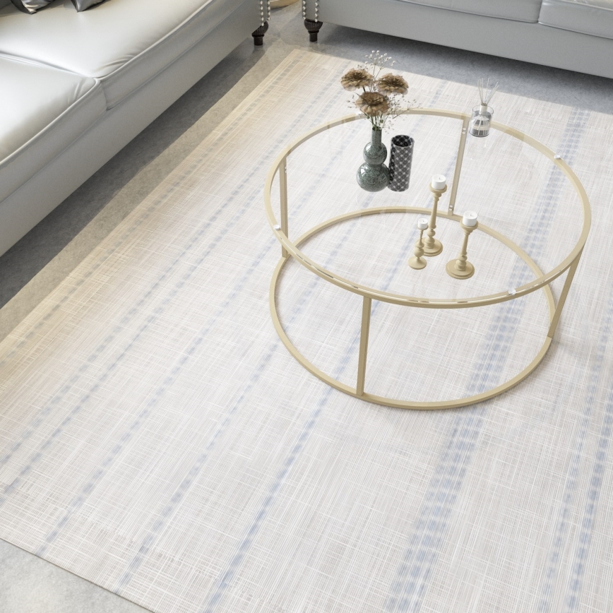 Coffee table BERLIN 80x45 cm gold/clear