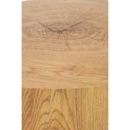 Coffee table BROOKLYN 45x45 cm black/beige