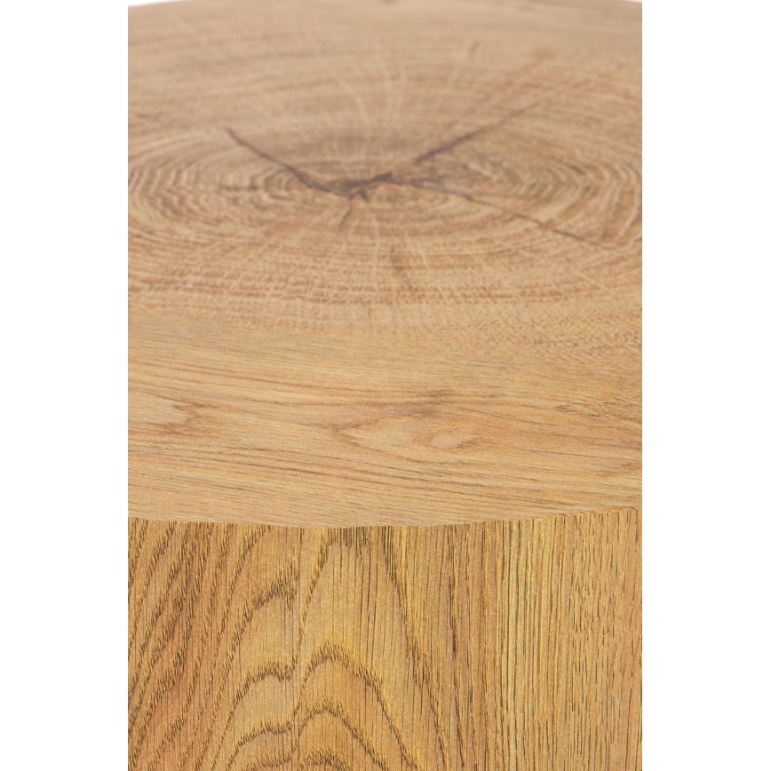 Coffee table BROOKLYN 45x45 cm black/beige