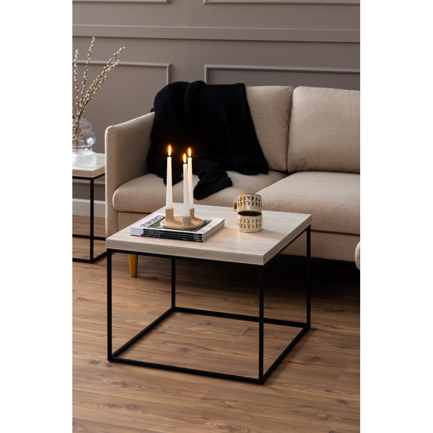 Coffee table CAMILO 60x60 cm travertine