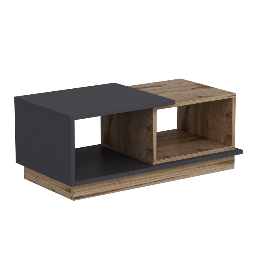 Coffee table CONSEPT 36x90 cm brown/grey