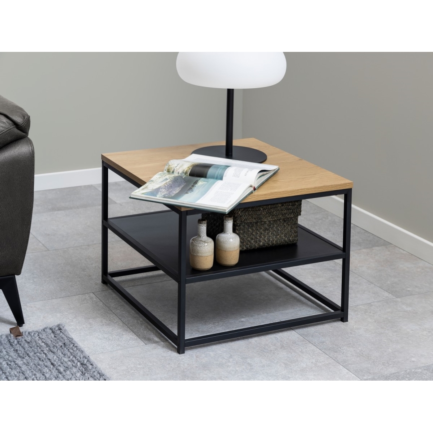 Coffee table CORA oak/black