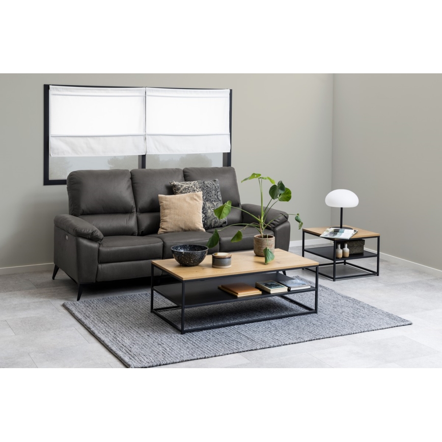 Coffee table CORA oak/black
