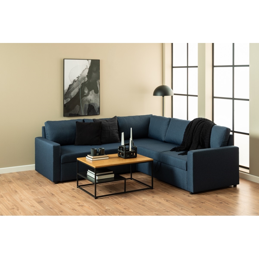 Coffee table CORA oak/black