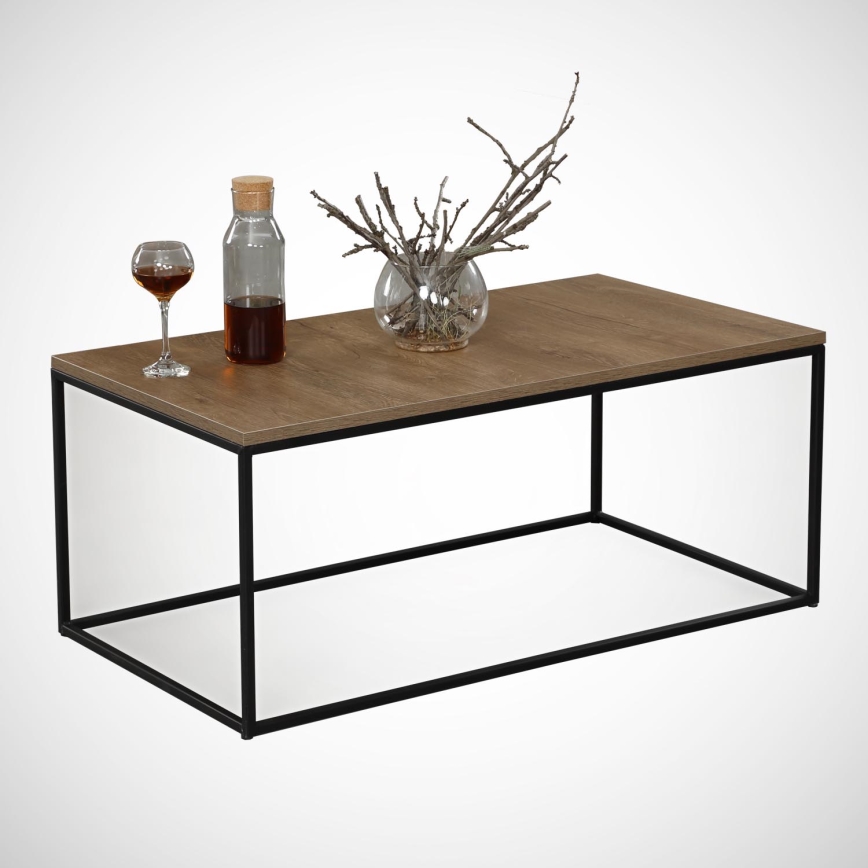 Coffee table COSCO 43x95 cm brown/black