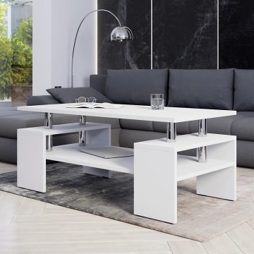 Coffee table CUBE 50x110 cm white