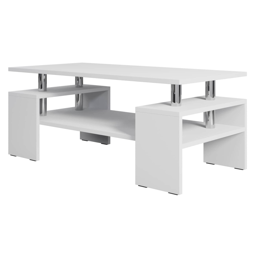 Coffee table CUBE 50x110 cm white