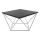 Coffee table CURVED 60x60 cm white/black