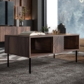 Coffee table DECO 46x100 cm walnut warmia