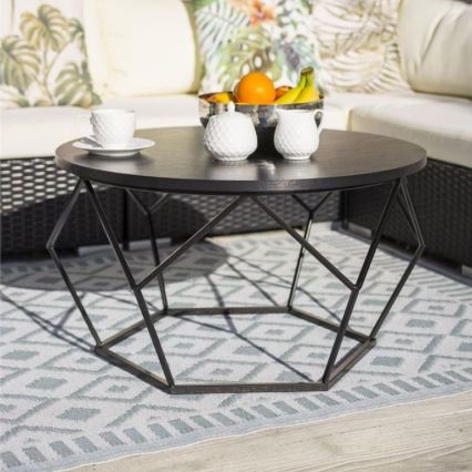 Coffee table DIAMOND 40x70 cm black