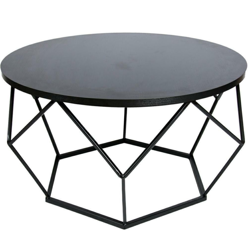 Coffee table DIAMOND 40x70 cm black
