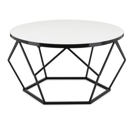 Coffee table DIAMOND 40x70 cm white/black