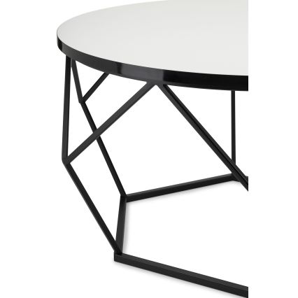 Coffee table DIAMOND 40x70 cm white/black
