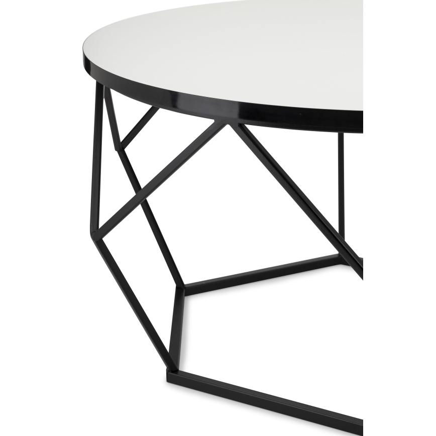 Coffee table DIAMOND 40x70 cm white/black