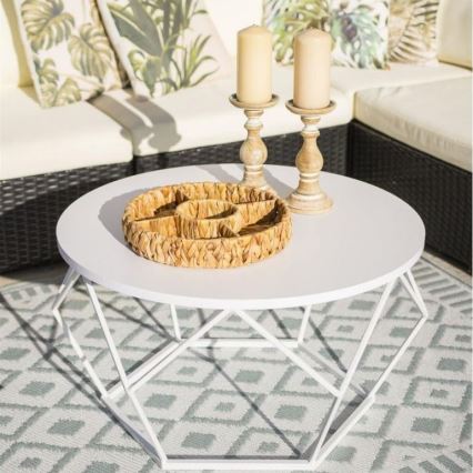 Coffee table DIAMOND 40x70 cm white