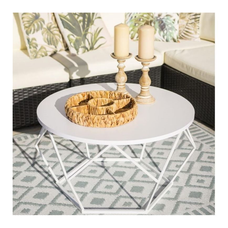 Coffee table DIAMOND 40x70 cm white