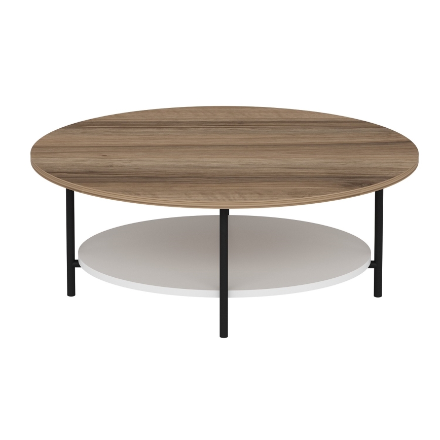 Coffee table ELIS 36x90 cm oak/white