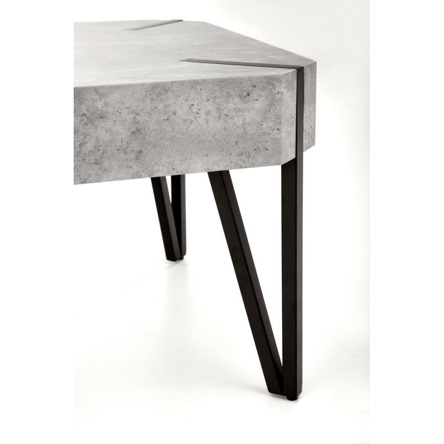 Coffee table EMILY 42x110 cm concrete