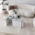 Coffee table ESCAPE 40x105 cm white/clear